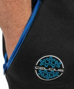 Preston Celcius Fishing Joggers Clothing 6 Preston Celcius Fishing Joggers Clothing -Preston Outlet Store preston celcius joggers close up zip in use