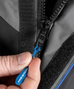 Preston Celcius Fishing Suit Clothing 12 Preston Celcius Fishing Suit Clothing -Preston Outlet Store preston celcius suit close up zip 2
