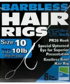 Preston PR36 Barbless Hair Rigs Terminal Tackle -Preston Outlet Store preston pr36 barbless hair rigs 1